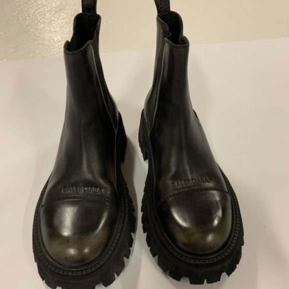 Brand New Balenciaga Tractor 20mm Chelsea Boots - Picture 2 of 9